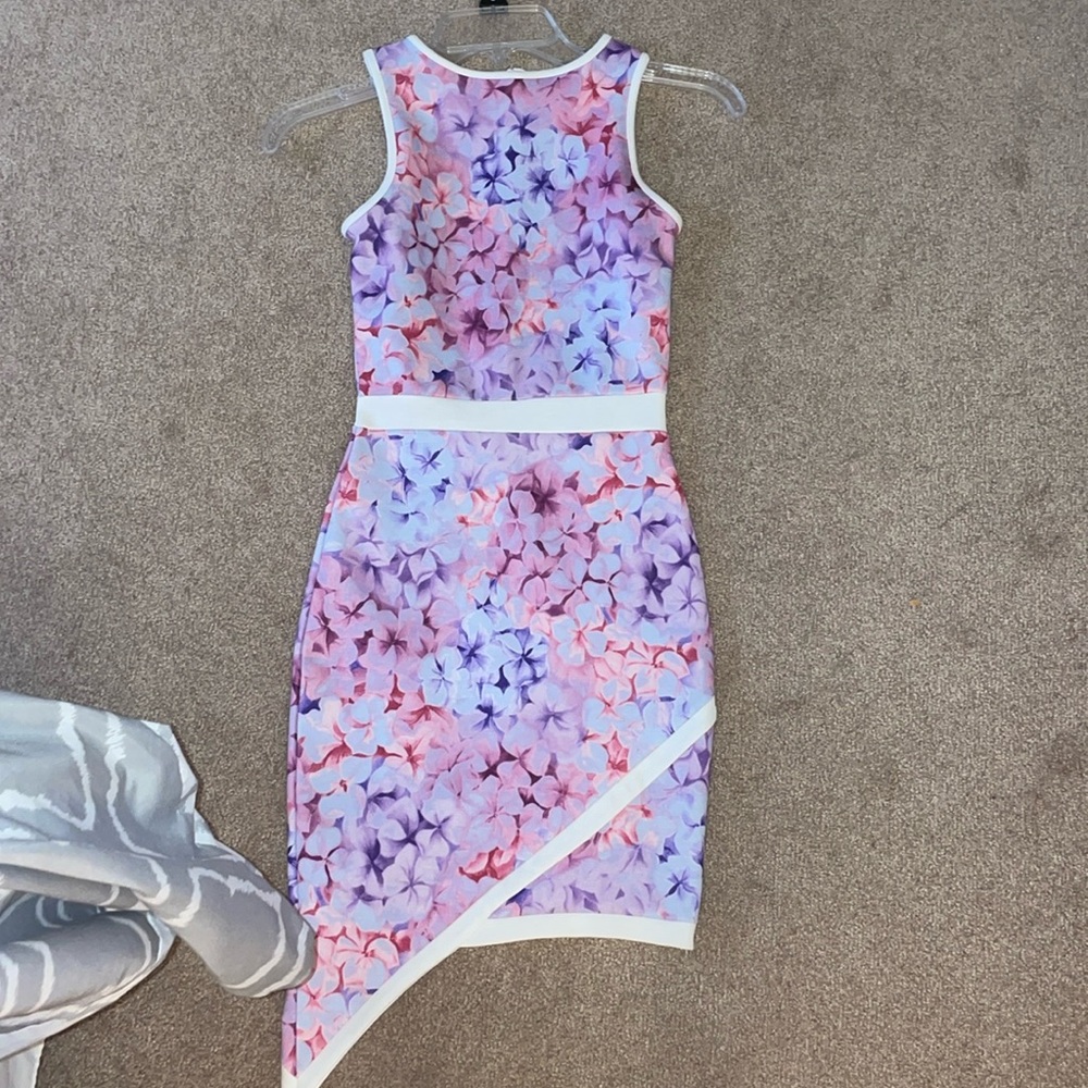 Misguided bodycon floral dress